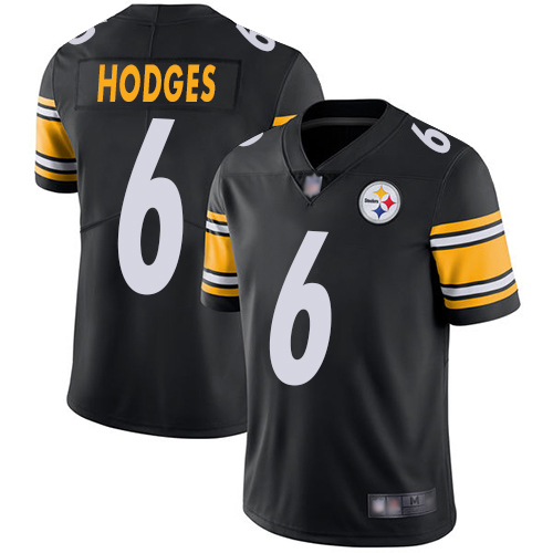 Men Pittsburgh Steelers Football 6 Limited Black Devlin Hodges Home Vapor Untouchable Nike NFL Jersey